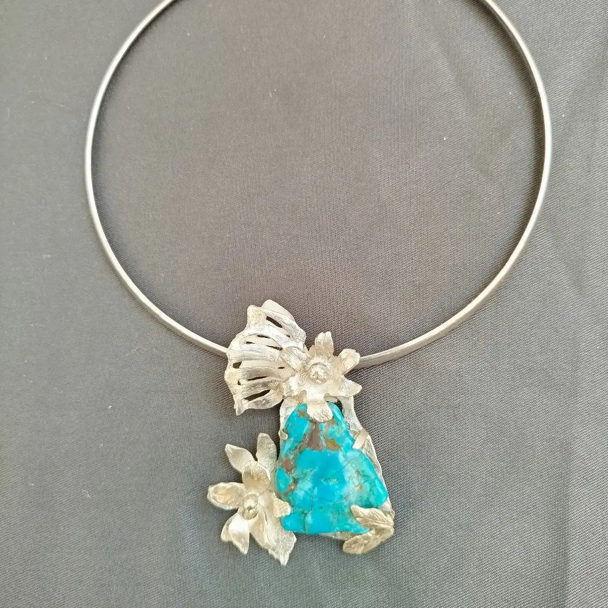 FLEURS PAPILLON TURQUOISE