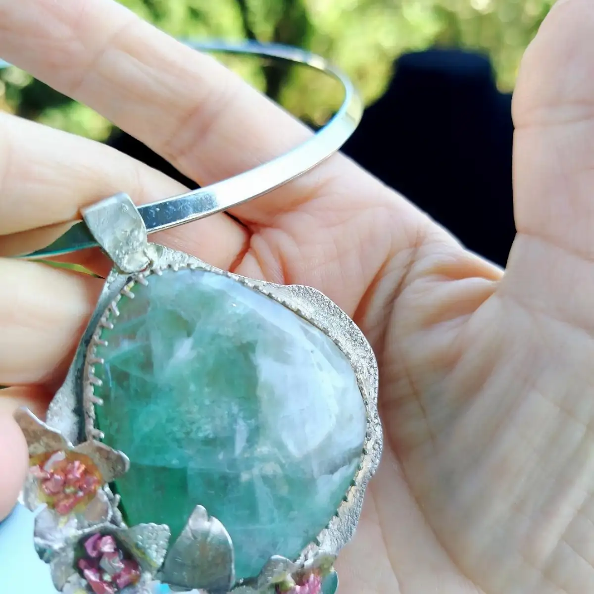 PENDENTIF FLUORITE