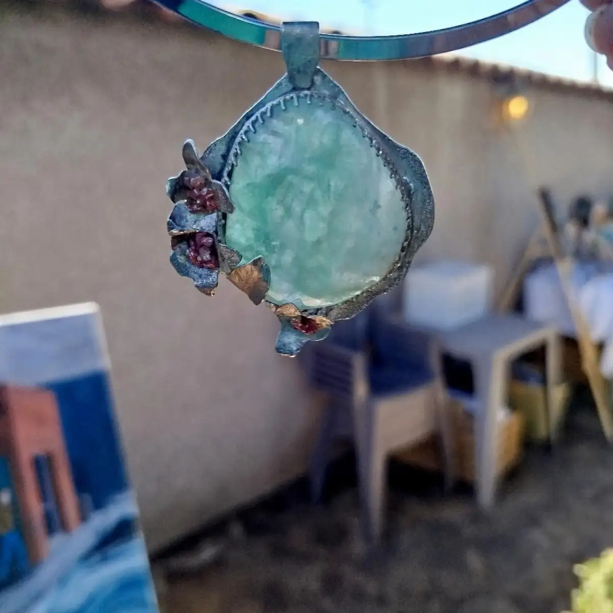 PENDENTIF FLUORITE