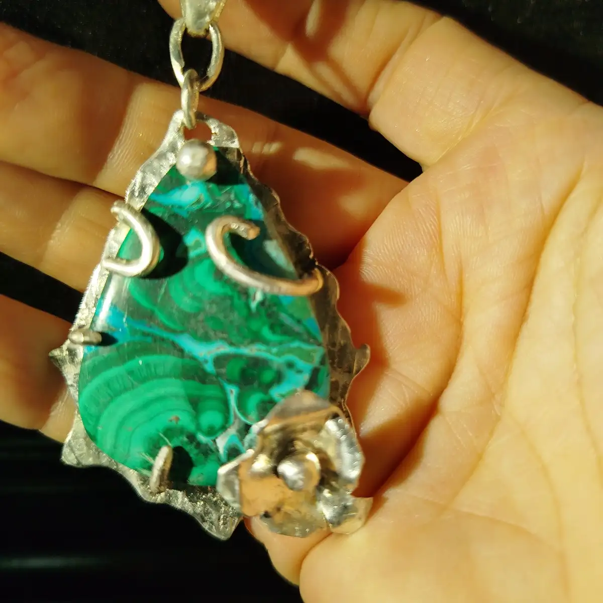 Fleur malachite chrysocolle