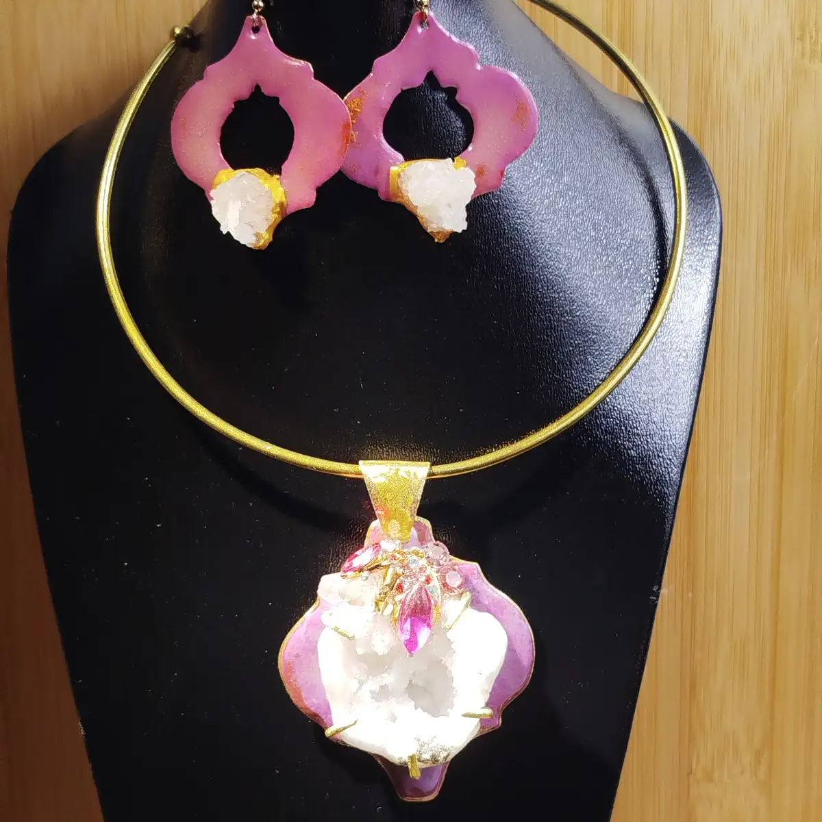 Parure géode orient