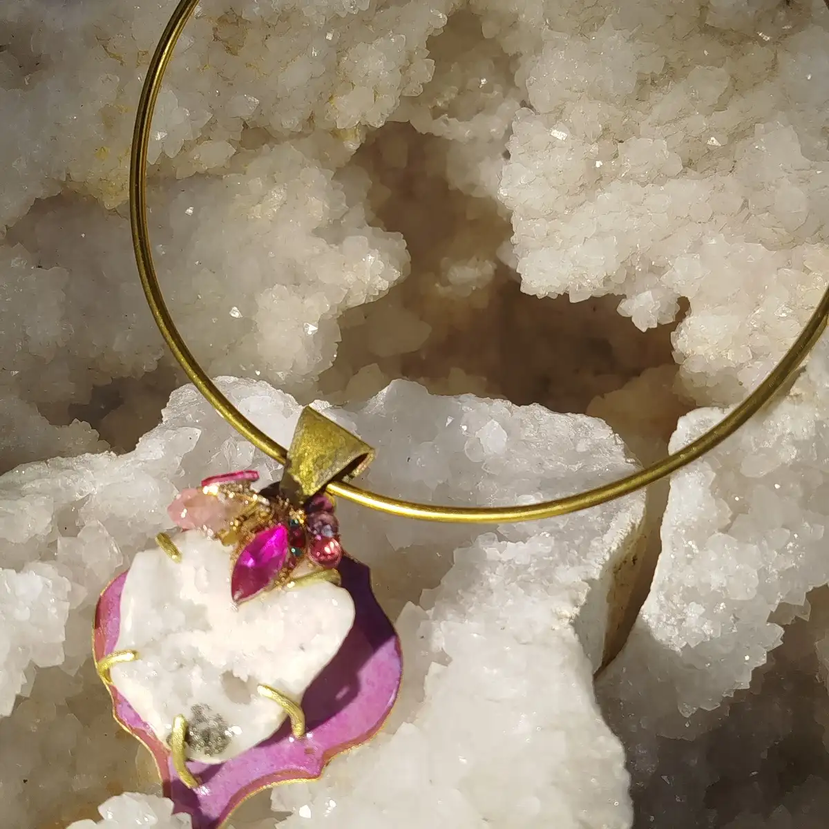 Parure géode orient