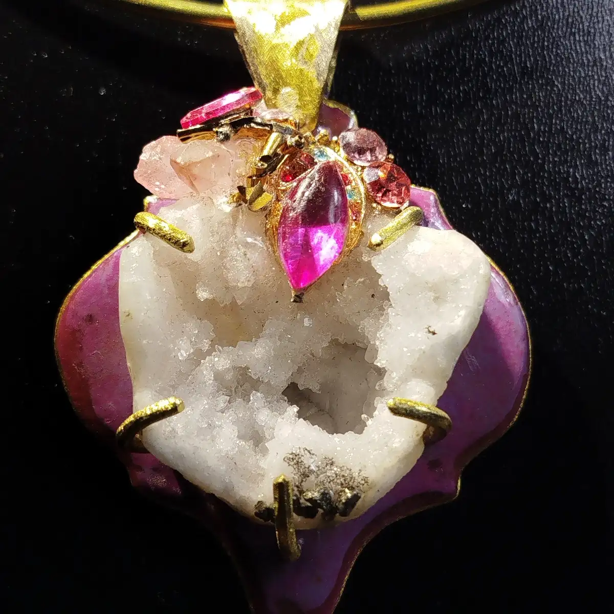 Parure géode orient