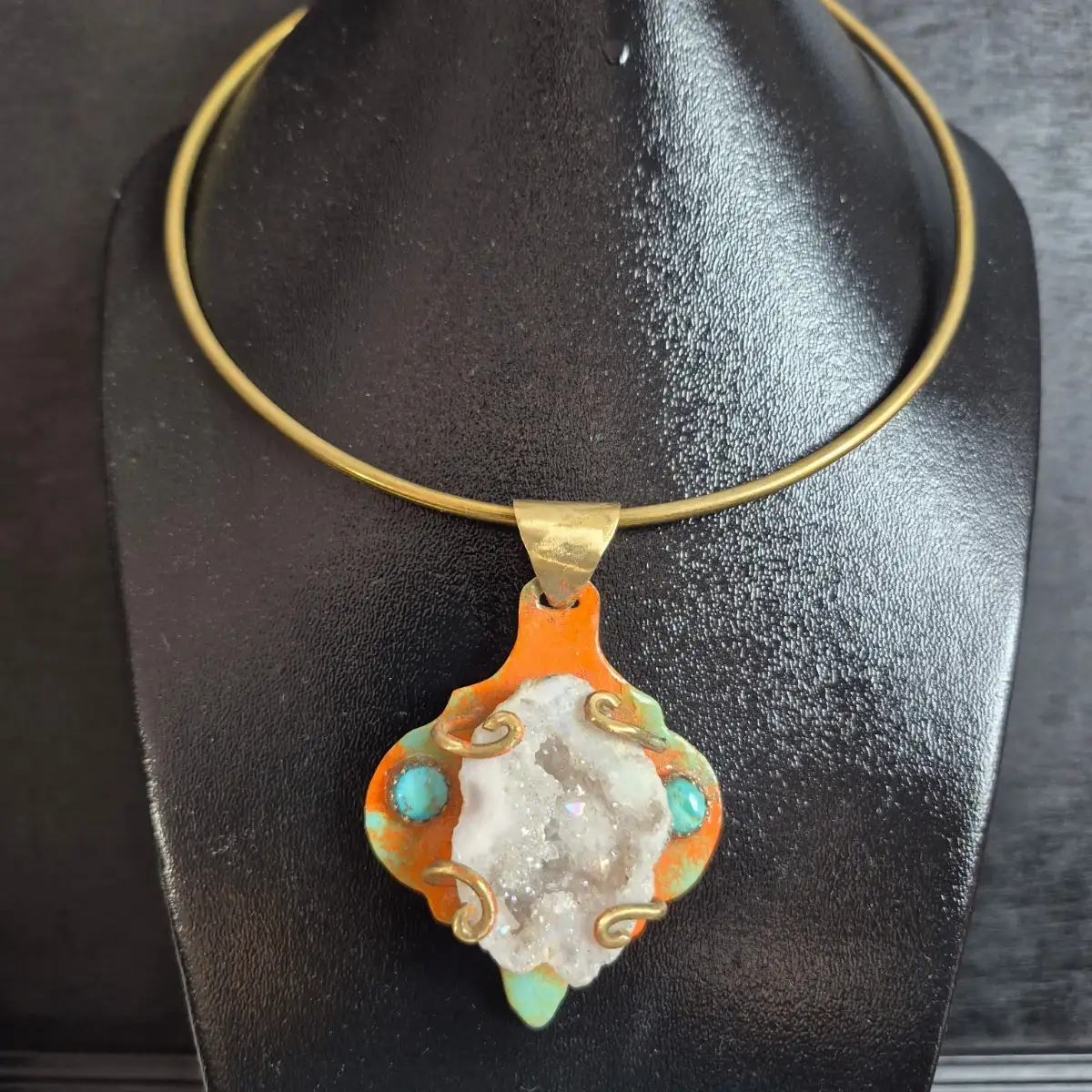 PENDENTIF ORIENT ORANGE