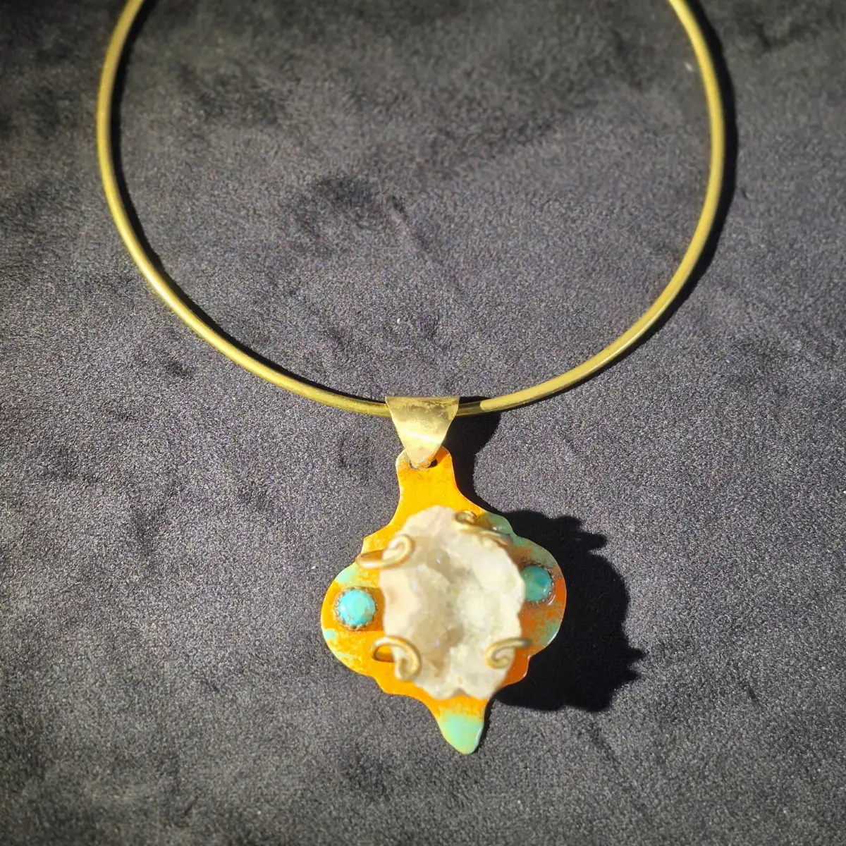 PENDENTIF ORIENT ORANGE